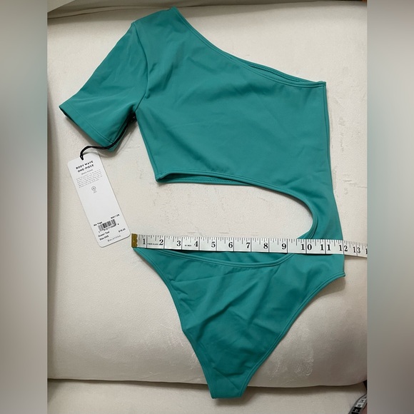 NWT ALO Body Wave Cut Out One Piece Ocean Teal Size XXS - Picture 9 of 11